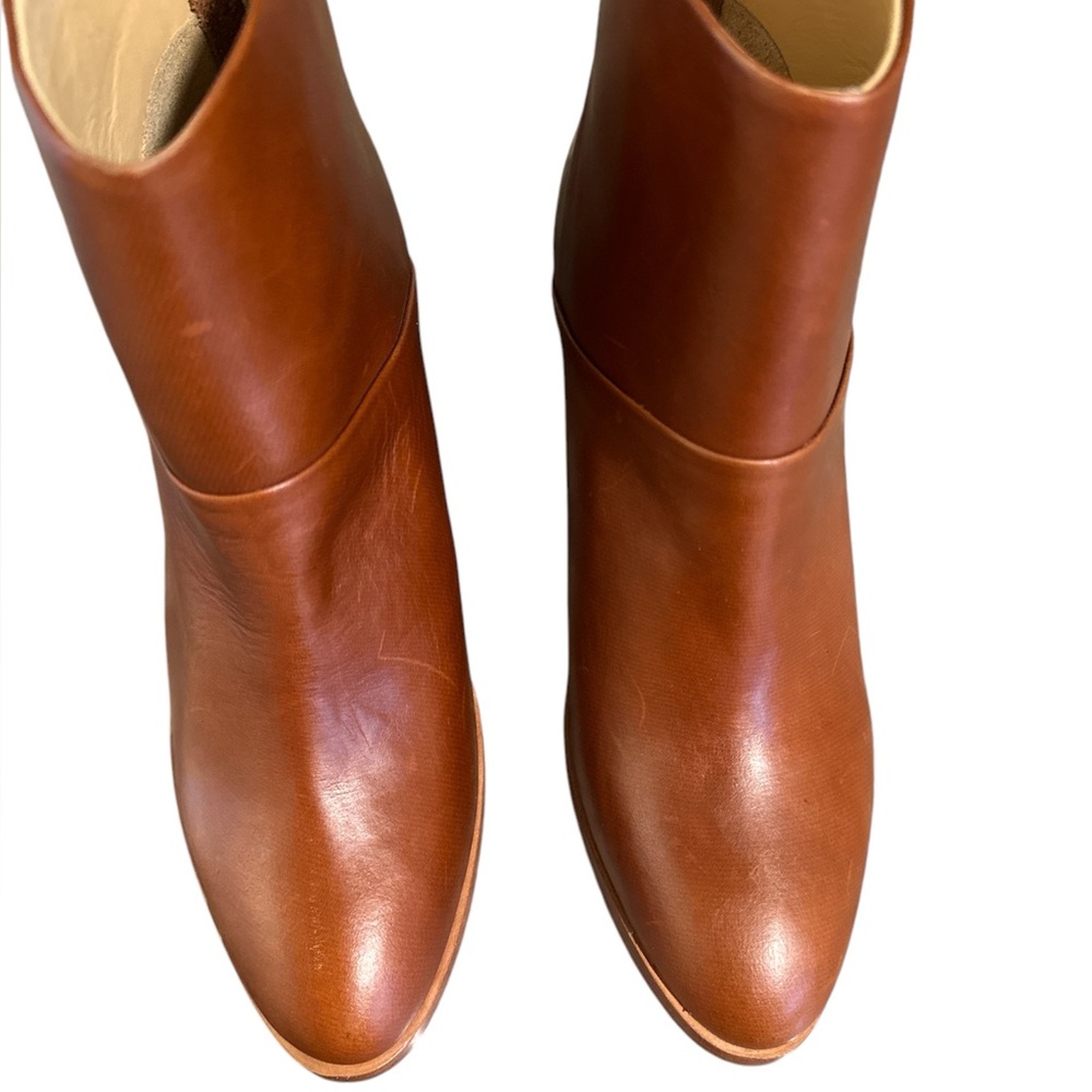 Nisolo Dari Elegant Brown Ankle Boots - Picture 11 of 12